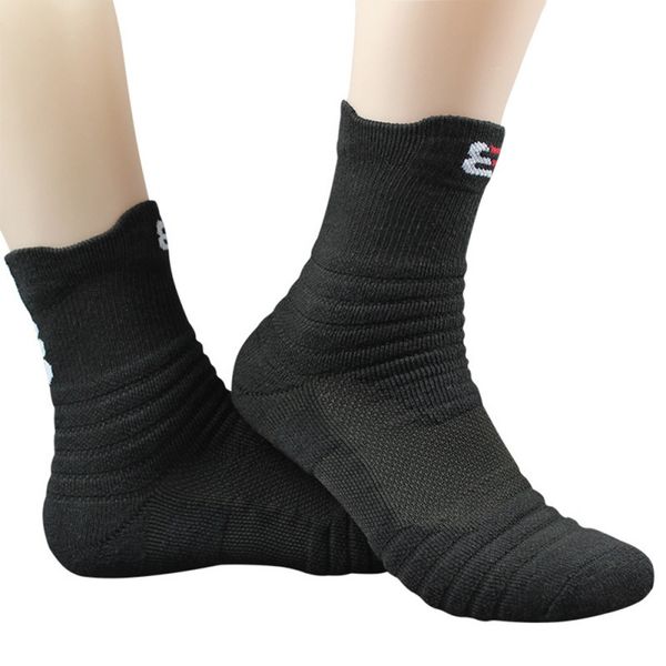 1 pair men's cotton outdoor sports socks hiking running cycling basketball towel bottom winter socks comfortable footwear, Black
1 pair men's cotton outdoor sports socks hiking running cycling basketball towel bottom winter socks comfortable footwear, Black
