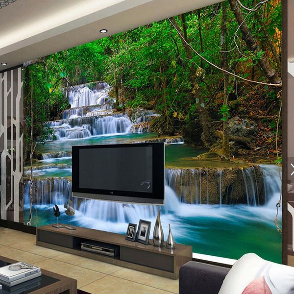 clearance 3d wall mural wallpaper home decor green original forest waterfall nature for bedroom custom p wall papers roll
clearance 3d wall mural wallpaper home decor green original forest waterfall nature for bedroom custom p wall papers roll