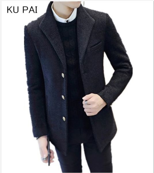 autumn and winter season windbreaker men's self-cultivation jacket male korean version of handsome coat men's woolen thick coat, Tan;black
autumn and winter season windbreaker men's self-cultivation jacket male korean version of handsome coat men's woolen thick coat, Tan;black