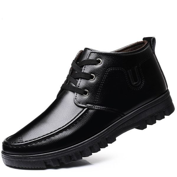 winter warm men shoes high casual male ankle boots with fur black lace up business pu leather mans footwear furry round toe
winter warm men shoes high casual male ankle boots with fur black lace up business pu leather mans footwear furry round toe