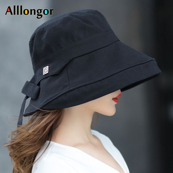 new 2020 summer black bow bucket hat women fashion korea style cotton gorro pescador mujer sun hat fishing cap chapeu pescador, Blue;gray
new 2020 summer black bow bucket hat women fashion korea style cotton gorro pescador mujer sun hat fishing cap chapeu pescador, Blue;gray