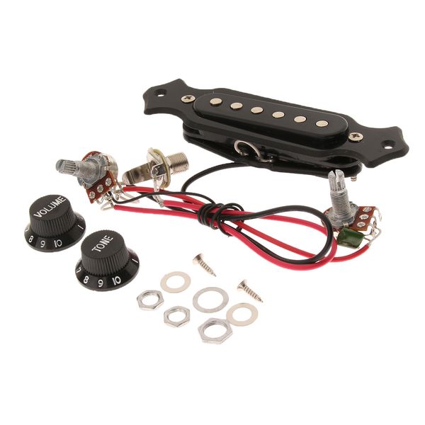 pre-wired 6 string single coil guitar pickup kit with volume&tone knobs pots for cigar box guitar
pre-wired 6 string single coil guitar pickup kit with volume&tone knobs pots for cigar box guitar