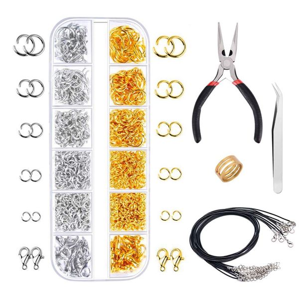 1314pcs open jump rings and lobster clasps jewelry repair tools kit jewelry making supplies kit finding for necklace
1314pcs open jump rings and lobster clasps jewelry repair tools kit jewelry making supplies kit finding for necklace