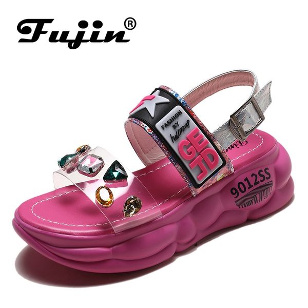 fujin shoes platform sandals summer new dropshipping european women sandal muffin station side air tide shoes rhinestone sandals, Black
fujin shoes platform sandals summer new dropshipping european women sandal muffin station side air tide shoes rhinestone sandals, Black