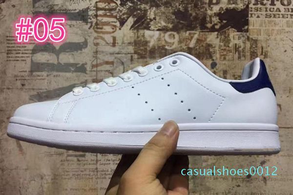 women men new stan shoes fashion smith sneakers casual shoes leather sport classic flats 2019 size 36-45 c12, Black
women men new stan shoes fashion smith sneakers casual shoes leather sport classic flats 2019 size 36-45 c12, Black