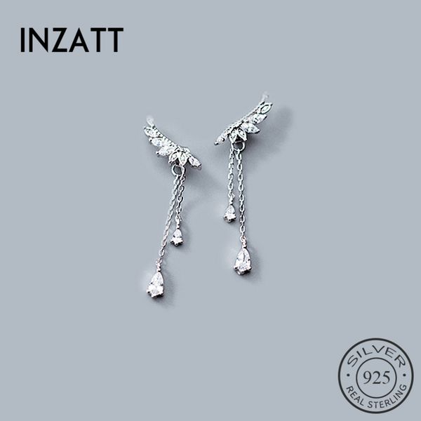 inzatt boho zircon wing chain tassel drop earrings for women wedding party three colors charm silver 925 jewelry pretty gift
inzatt boho zircon wing chain tassel drop earrings for women wedding party three colors charm silver 925 jewelry pretty gift