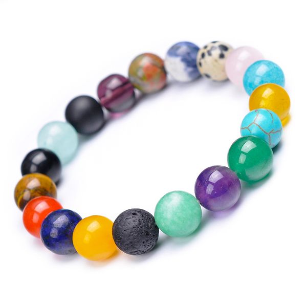wholesale new fashion women men jewelry bracelets colorful rock/jade crystal natural stone bangles bracelet birthday gifts10 mm, Black
wholesale new fashion women men jewelry bracelets colorful rock/jade crystal natural stone bangles bracelet birthday gifts10 mm, Black