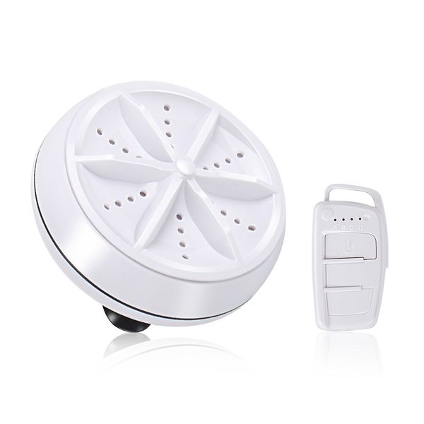 

mini portable ultrasonic washing machine turbo personal rotating spin dryer laundry clothes washer travel home household