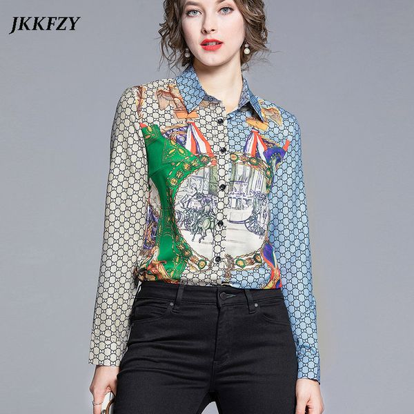 2019 autumn winter women long sleeve designer blouse ladies elegant runway shirt office ladies casual y200402, White
2019 autumn winter women long sleeve designer blouse ladies elegant runway shirt office ladies casual y200402, White