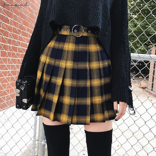 spring summer harajuku red fashion skirts cute yellow black women lattice pleated skirt punk style high waist female short skirt
spring summer harajuku red fashion skirts cute yellow black women lattice pleated skirt punk style high waist female short skirt