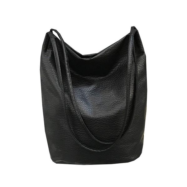 women leather handbags black bucket shoulder bags ladies crossbody bags large capacity ladies shopping bag bolsa
women leather handbags black bucket shoulder bags ladies crossbody bags large capacity ladies shopping bag bolsa
