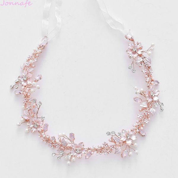 jonnafe rose gold blossom bridal tiara hair vine delicate wedding headband hair crown hand wired women headpiece, Golden;white
jonnafe rose gold blossom bridal tiara hair vine delicate wedding headband hair crown hand wired women headpiece, Golden;white