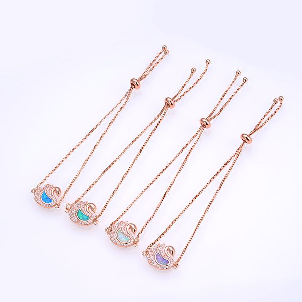 the new 2019 ms white swan contracted fashion jewelry bracelet handmade diy natural opal rose gold chain as a gift for women, Golden;silver
the new 2019 ms white swan contracted fashion jewelry bracelet handmade diy natural opal rose gold chain as a gift for women, Golden;silver
