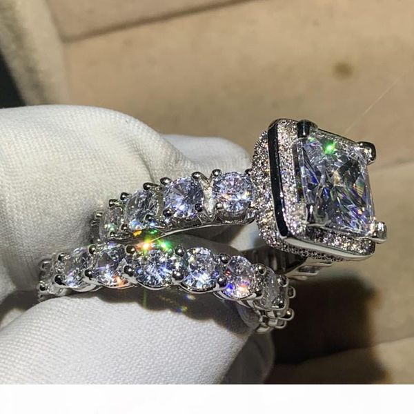 victoria stunning luxury jewelry couple rings 925 sterling silver princess cut white z cz diamond party women wedding bridal ring set, Slivery;golden
victoria stunning luxury jewelry couple rings 925 sterling silver princess cut white z cz diamond party women wedding bridal ring set, Slivery;golden