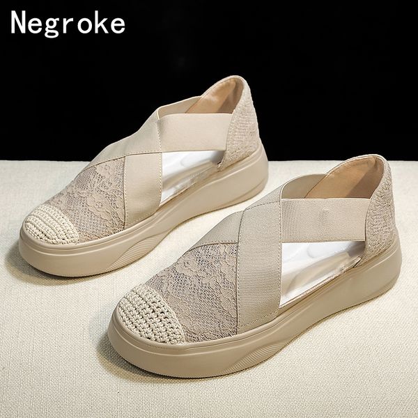 fashion sandals women retro sewing mesh flats summer shoes woman elastic bandage casual platform sandals 2019 sandalias mujer, Black
fashion sandals women retro sewing mesh flats summer shoes woman elastic bandage casual platform sandals 2019 sandalias mujer, Black