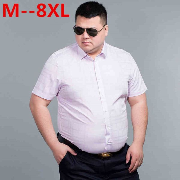 plus size 10xl 8xl 6xl men shirt short sleeve turn down collar plaid shirt curved shirtail male new arrivals plaid shirts, White;black
plus size 10xl 8xl 6xl men shirt short sleeve turn down collar plaid shirt curved shirtail male new arrivals plaid shirts, White;black