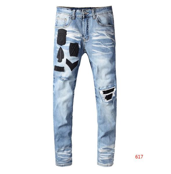 2020 brand mens jeans distressed ripped biker jeans slim fit motorcycle biker designer jeans fashion designer denim pants, Blue
2020 brand mens jeans distressed ripped biker jeans slim fit motorcycle biker designer jeans fashion designer denim pants, Blue
