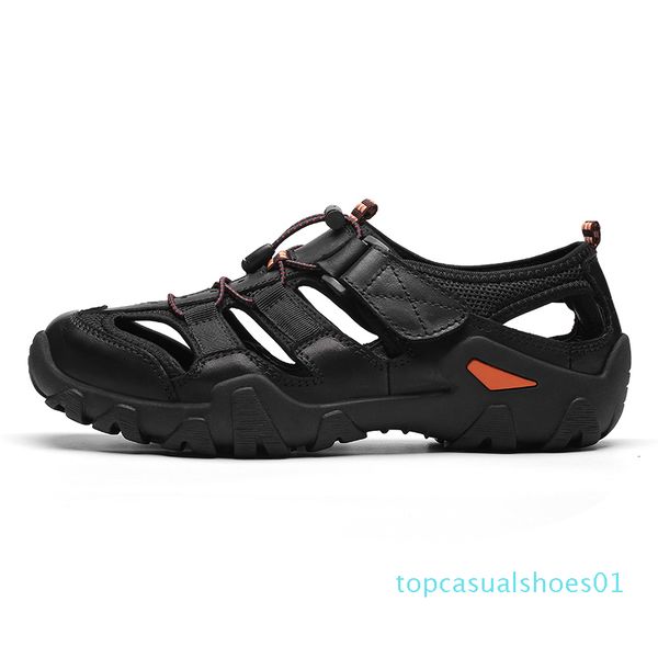 brand genuine leather men sandals summer cow leather for beach male shoes roman style mens gladiator sandal plus size 38-48 t01, Black
brand genuine leather men sandals summer cow leather for beach male shoes roman style mens gladiator sandal plus size 38-48 t01, Black