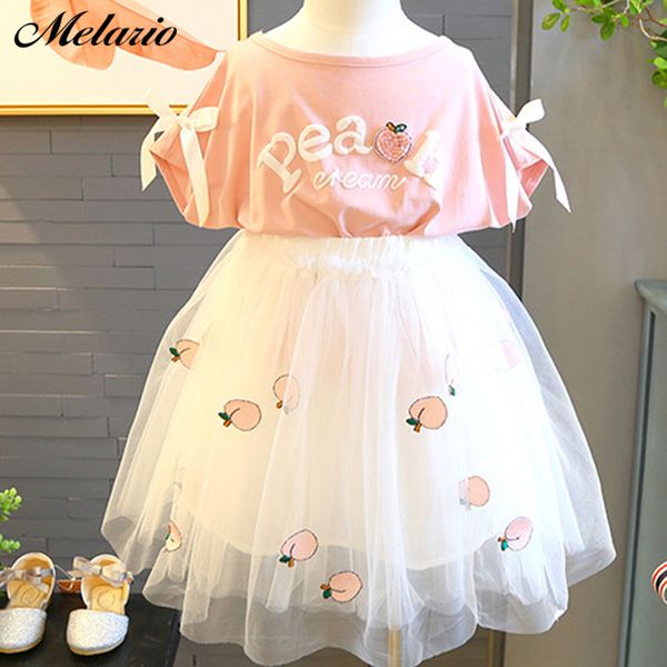 melario 2019 girls dresses summer kids girls clothes set fruit parrten short t-shirt +bow ball gown dress clothing sets 3-7y, White
melario 2019 girls dresses summer kids girls clothes set fruit parrten short t-shirt +bow ball gown dress clothing sets 3-7y, White