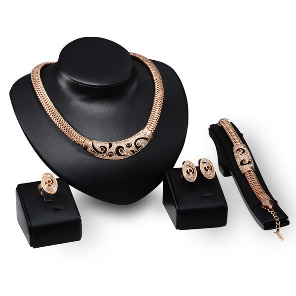 earrings necklaces bracelets rings sets fashion women rhinestone 18k gold plated geometric 4-piece set party jewelry wholesale js012, Slivery;golden
earrings necklaces bracelets rings sets fashion women rhinestone 18k gold plated geometric 4-piece set party jewelry wholesale js012, Slivery;golden