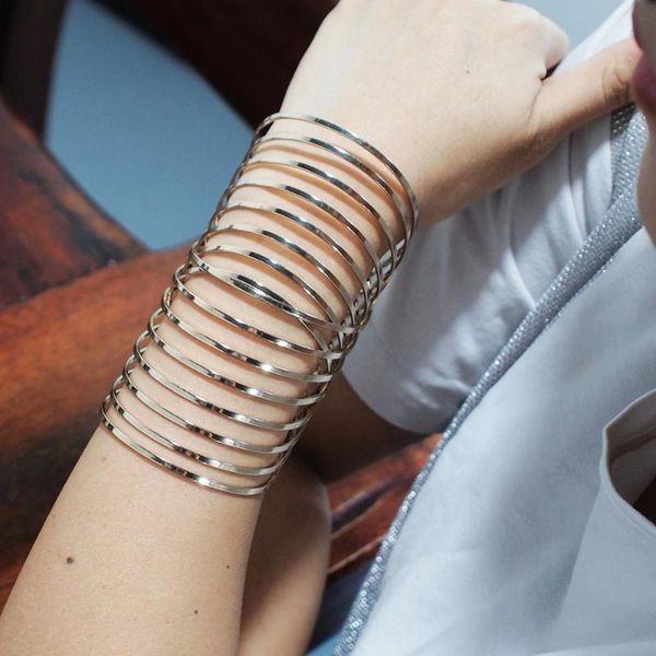 manilai geometric stripe metal statement bracelets jewelry faceted alloy large opened cuff bangles bracelets for women, Black
manilai geometric stripe metal statement bracelets jewelry faceted alloy large opened cuff bangles bracelets for women, Black