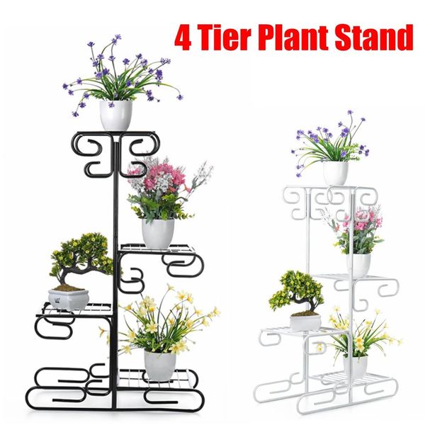 4 tier white/black metal plant stand display shelf holder home indoor decor garden balcony flower pot shelf rack
4 tier white/black metal plant stand display shelf holder home indoor decor garden balcony flower pot shelf rack