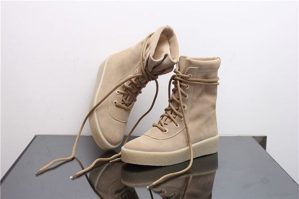 designer cheasle boots kanye west military crepe boots suede leather owen season 2 shoes riding boots men, Black
designer cheasle boots kanye west military crepe boots suede leather owen season 2 shoes riding boots men, Black