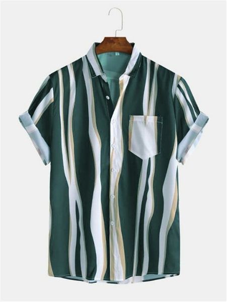 mens 2020 luxury designer shirts summer striped holiday beach shirt short sleeve cardigan male clothing, White;black
mens 2020 luxury designer shirts summer striped holiday beach shirt short sleeve cardigan male clothing, White;black