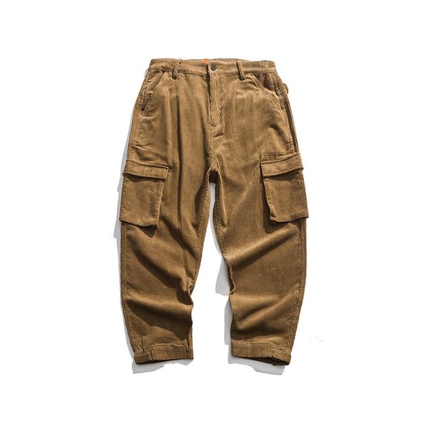 19 зима японский ретро вельветовые брюки мужские моды бренд свободный мульти-карман волшебные наклейки, Black
19 зима японский ретро вельветовые брюки мужские моды бренд свободный мульти-карман волшебные наклейки, Black