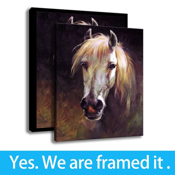 oil painting wall art hd print on canvas animal home decoration horse framed art - ready to hang - support customization
oil painting wall art hd print on canvas animal home decoration horse framed art - ready to hang - support customization