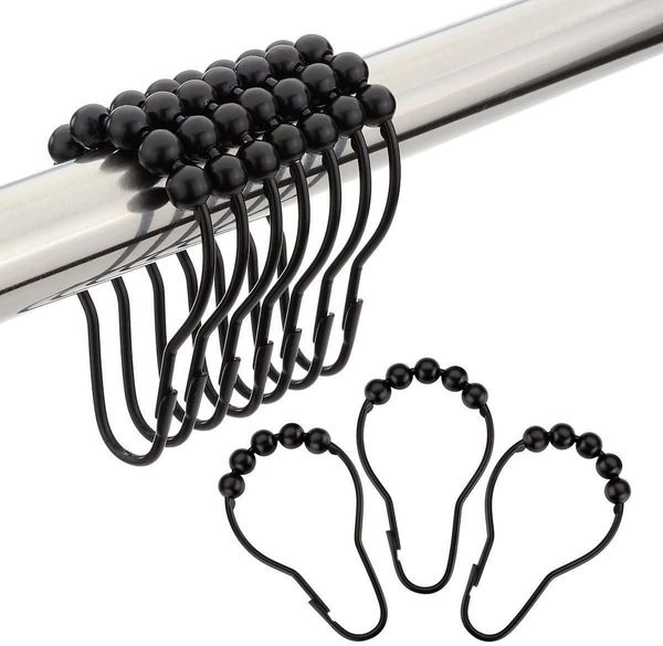 12 piece a set rustproof stainless steel shower curtain rings hooks for bathroom shower rod bath accessories
12 piece a set rustproof stainless steel shower curtain rings hooks for bathroom shower rod bath accessories