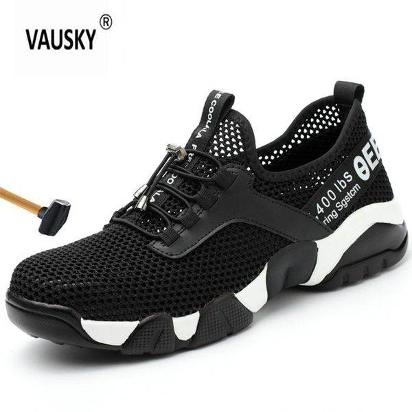 2019 men steel nose safety work shoes grid lightweight breathable reflective casual sneaker prevent piercing protective boots mx190819, Black
2019 men steel nose safety work shoes grid lightweight breathable reflective casual sneaker prevent piercing protective boots mx190819, Black