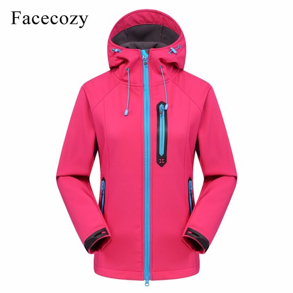 facecozy women 2019 outdoor hooded softshell winter jacket women jackets hiking camping fishing trekking thermal coat for skiing, Blue;black
facecozy women 2019 outdoor hooded softshell winter jacket women jackets hiking camping fishing trekking thermal coat for skiing, Blue;black