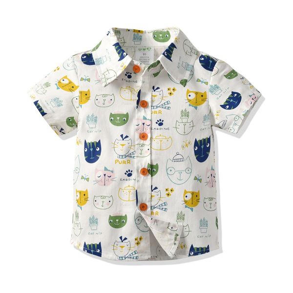 boy shirts short sleeve 2019 casual turn-down collar camisa masculina blouses for children kids clothes baby boy print shirts, White;black
boy shirts short sleeve 2019 casual turn-down collar camisa masculina blouses for children kids clothes baby boy print shirts, White;black