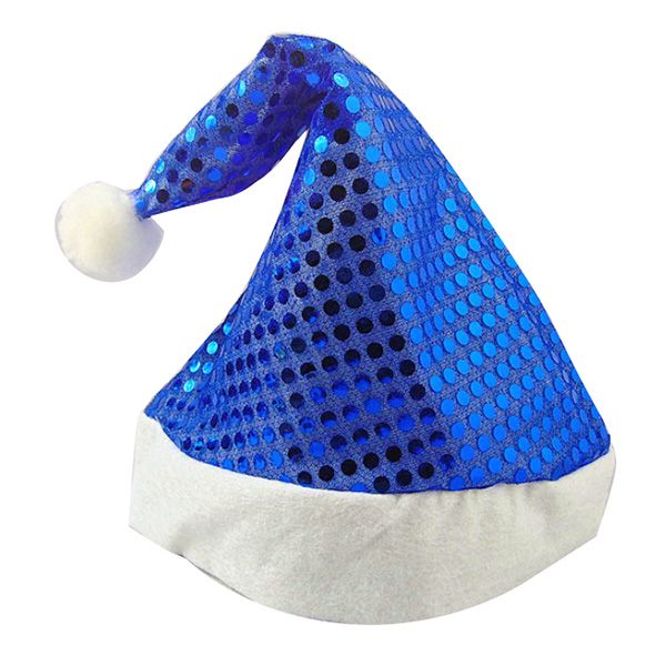 christmas costume santa claus party hat kids family xmas cap gifts, blue 
christmas costume santa claus party hat kids family xmas cap gifts, blue