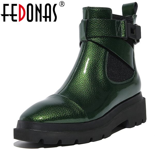 fedonas 2019 women buckles ankle boots thick heels autumn winter motorcycle boots platforms short ladies shoes woman, Black
fedonas 2019 women buckles ankle boots thick heels autumn winter motorcycle boots platforms short ladies shoes woman, Black