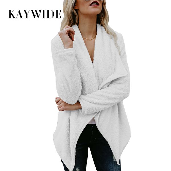 kaywide 2017 winter new women coats series autumn warm full sleeve turn down collar solid fleece fashion overcoat jackets 17710, Black;white
kaywide 2017 winter new women coats series autumn warm full sleeve turn down collar solid fleece fashion overcoat jackets 17710, Black;white