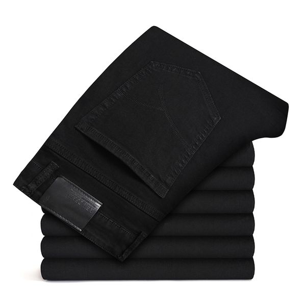 2020 new casual cotton black denim trousers brand pants male men's slim stretch jeans fashion, Blue
2020 new casual cotton black denim trousers brand pants male men's slim stretch jeans fashion, Blue