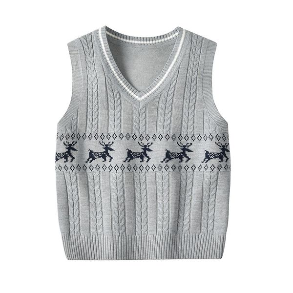 2-8y christmas sweater kids boy vest deer print children kids boys v-neck waistcoat fashion uniform boys knitted vest coat, Blue
2-8y christmas sweater kids boy vest deer print children kids boys v-neck waistcoat fashion uniform boys knitted vest coat, Blue