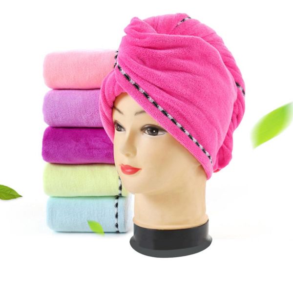 2pcs/set women water absorption quick dry hair cap head wrap shower towel hat
2pcs/set women water absorption quick dry hair cap head wrap shower towel hat