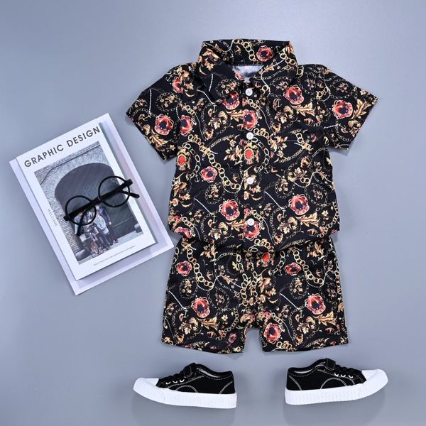 summer baby boys clothes casual short sleeve floral print t-shirt +shorts 2pcs fashion children costume set new1, White
summer baby boys clothes casual short sleeve floral print t-shirt +shorts 2pcs fashion children costume set new1, White