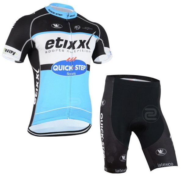 2015 etixx quick step pro team blue q34 short sleeve cycling jersey summer cycling wear ropa ciclismo shorts 3d gel pad set size:xs-4xl, Black;red
2015 etixx quick step pro team blue q34 short sleeve cycling jersey summer cycling wear ropa ciclismo shorts 3d gel pad set size:xs-4xl, Black;red