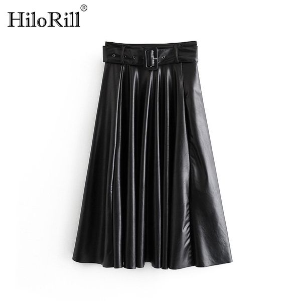 women vintage faux leather skirt with belt 2019 elegant office ladies black pu midi skirt fashion pleated casual ladies skirts
women vintage faux leather skirt with belt 2019 elegant office ladies black pu midi skirt fashion pleated casual ladies skirts