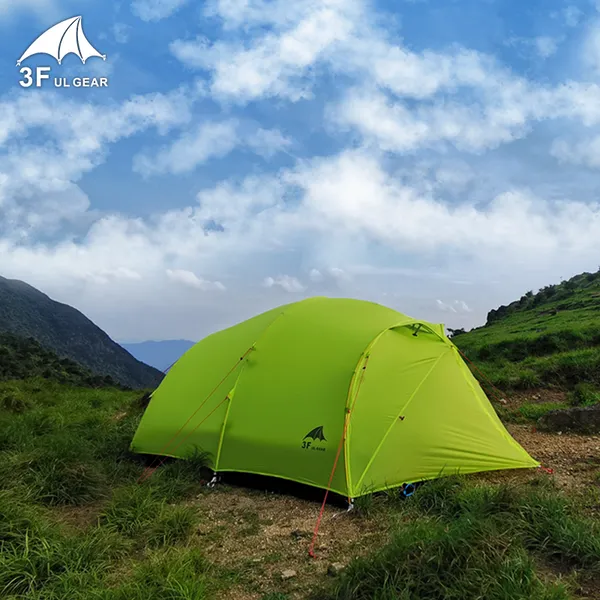 3f Ul Gear Qingkong 3 Person 4 Season 15d Camping Tent Outdoor Ultralight Hiking Backpacking Hunting Waterproof Tents