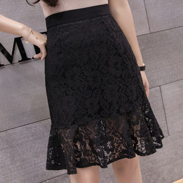2020 women's high waist slim lace skirt hip fishtail black white bodycone skirt summer hem high-waist skirts
2020 women's high waist slim lace skirt hip fishtail black white bodycone skirt summer hem high-waist skirts