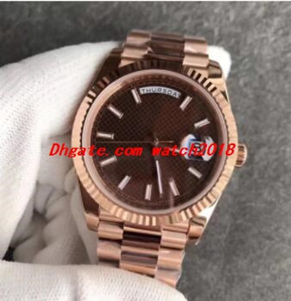 9 style men watch automatic movement sapphire luminous 41mm 228239 black dial gold silver steel bracelet luxury wristwatch, Slivery;brown
9 style men watch automatic movement sapphire luminous 41mm 228239 black dial gold silver steel bracelet luxury wristwatch, Slivery;brown