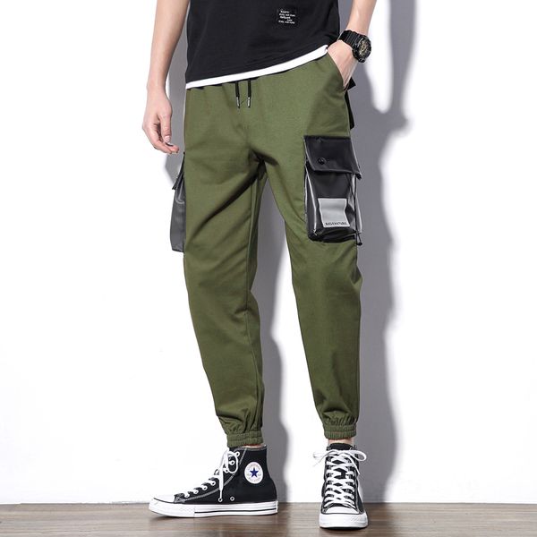 cotton harem pants men cargo pant tactical streetwear pant army green casual camo trousers multi pocket harajuku sweatpants male, Black
cotton harem pants men cargo pant tactical streetwear pant army green casual camo trousers multi pocket harajuku sweatpants male, Black