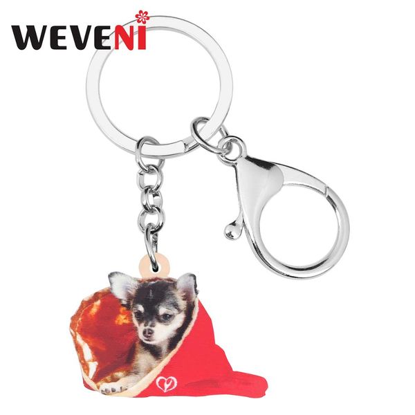 weveni acrylic christmas chihuahua dog key chains key rings bag car purse decoration keychain for women girls men gift accessory, Silver
weveni acrylic christmas chihuahua dog key chains key rings bag car purse decoration keychain for women girls men gift accessory, Silver