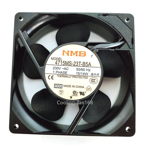 для nmb 4715ms-23t-b5a ac230v 120 * 120 * 38мм 15 / 14w промышленный металл осевой вентилятор охлаждения
для nmb 4715ms-23t-b5a ac230v 120 * 120 * 38мм 15 / 14w промышленный металл осевой вентилятор охлаждения