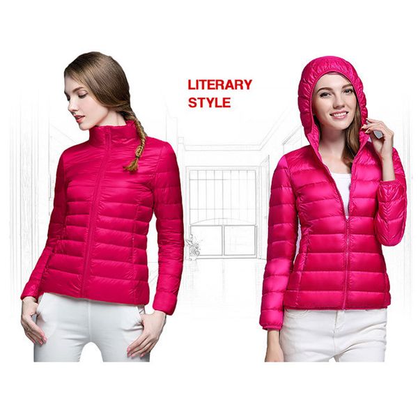ultra light down jackets female wear coat parkas plus size 3xl parkas solid portable outwear 2019 woman stand collar slim short, Black
ultra light down jackets female wear coat parkas plus size 3xl parkas solid portable outwear 2019 woman stand collar slim short, Black